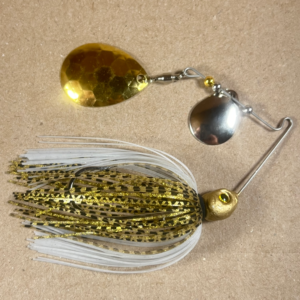 3/8oz Bingo Golden Shiner Double Colorado Spinnerbait