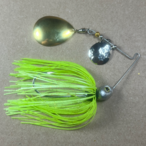 3/8oz Bingo Old Yella Double Colorado Spinnerbait
